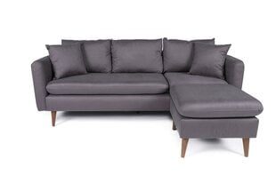 Kampinė sofa Sofia Corner Right, pilka kaina ir informacija | Minkšti kampai | pigu.lt