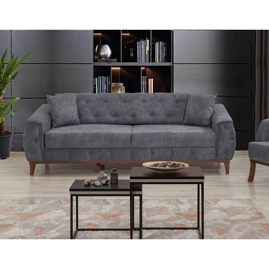 Sofa-lova Marta, mėlyna цена и информация | Sofos | pigu.lt
