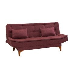 Sofa-lova Santo, raudona цена и информация | Диваны | pigu.lt