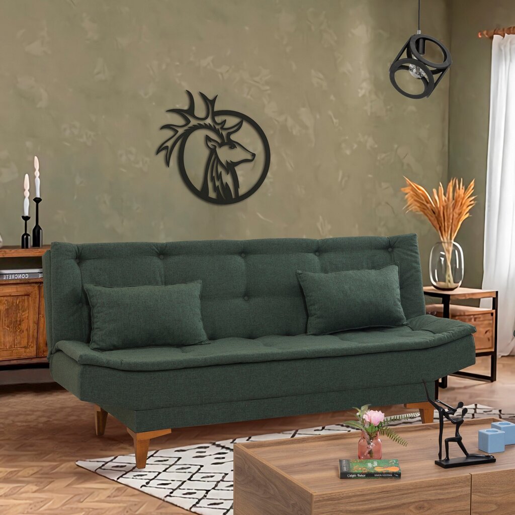 Sofa-lova Santo, žalia цена и информация | Sofos | pigu.lt