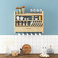 Virtuvės lentyna Asir Knott, ruda kaina ir informacija | Virtuvės baldų priedai | pigu.lt