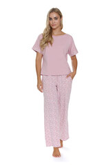 Pižama moterims PM 5324, rožinė kaina ir informacija | Naktiniai, pižamos moterims | pigu.lt