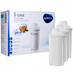 3x "Brita Classic kaina ir informacija | Vandens filtrai | pigu.lt