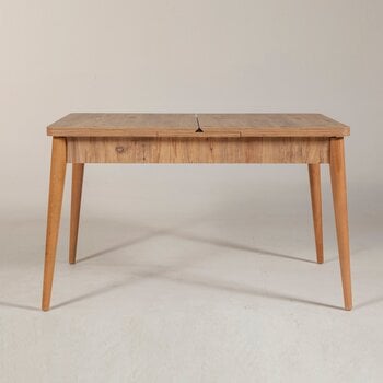 Товар с повреждённой упаковкой. Раскладной стол Kalune Design 869, коричневый цена и информация | Мебель с поврежденной упаковкой | pigu.lt