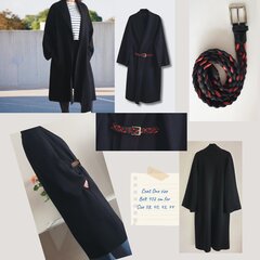 Пальто для женщин Adige V, черное цена и информация | Женские пальто | pigu.lt