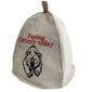 Lininė pirties kepurė Classik su siuvinėjimu Feeling grizzly today kaina ir informacija | Saunos, pirties aksesuarai | pigu.lt