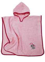 Полотенце пончо, детское, розовое цена и информация | Полотенца | pigu.lt