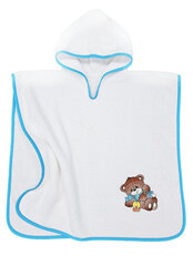 Детское полотенце пончо, белое цена и информация | Полотенца | pigu.lt