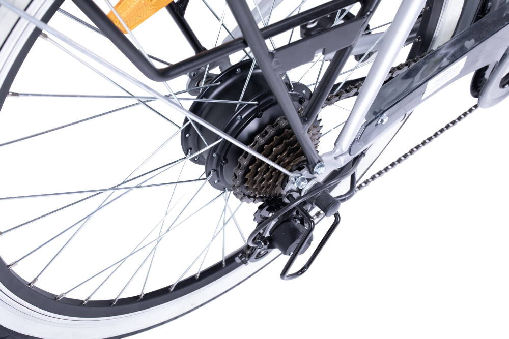Elektrinis dviratis Denver E4300 26", pilkas цена и информация | Elektriniai dviračiai | pigu.lt