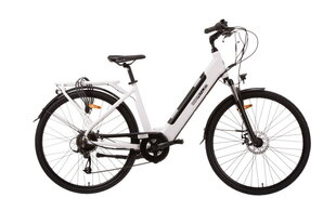 Elektrinis dviratis Denver E8600 28", baltas kaina ir informacija | Elektriniai dviračiai | pigu.lt