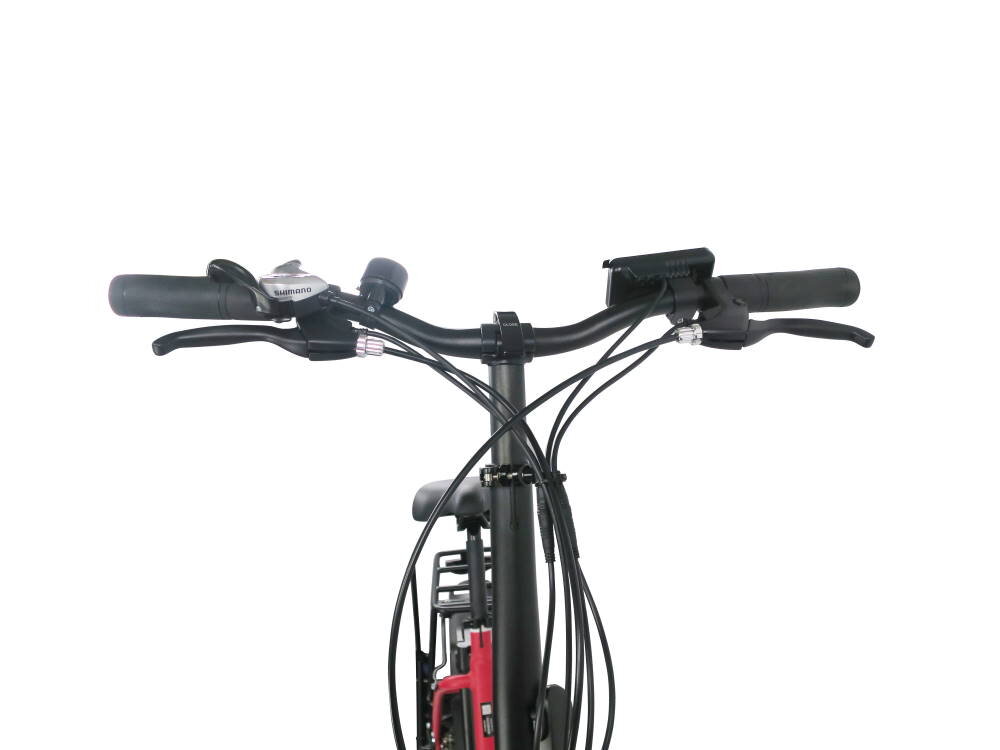 Elektrinis dviratis Denver E2800 TOP 20", raudonas kaina ir informacija | Elektriniai dviračiai | pigu.lt