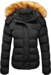 Szory женская зимняя стеганная куртка, чёрная цена и информация | Женские куртки | pigu.lt