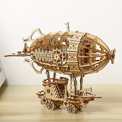 3D деревянный пазл «Дирижабль», модель для сборки взрослым цена и информация | Пазлы | pigu.lt