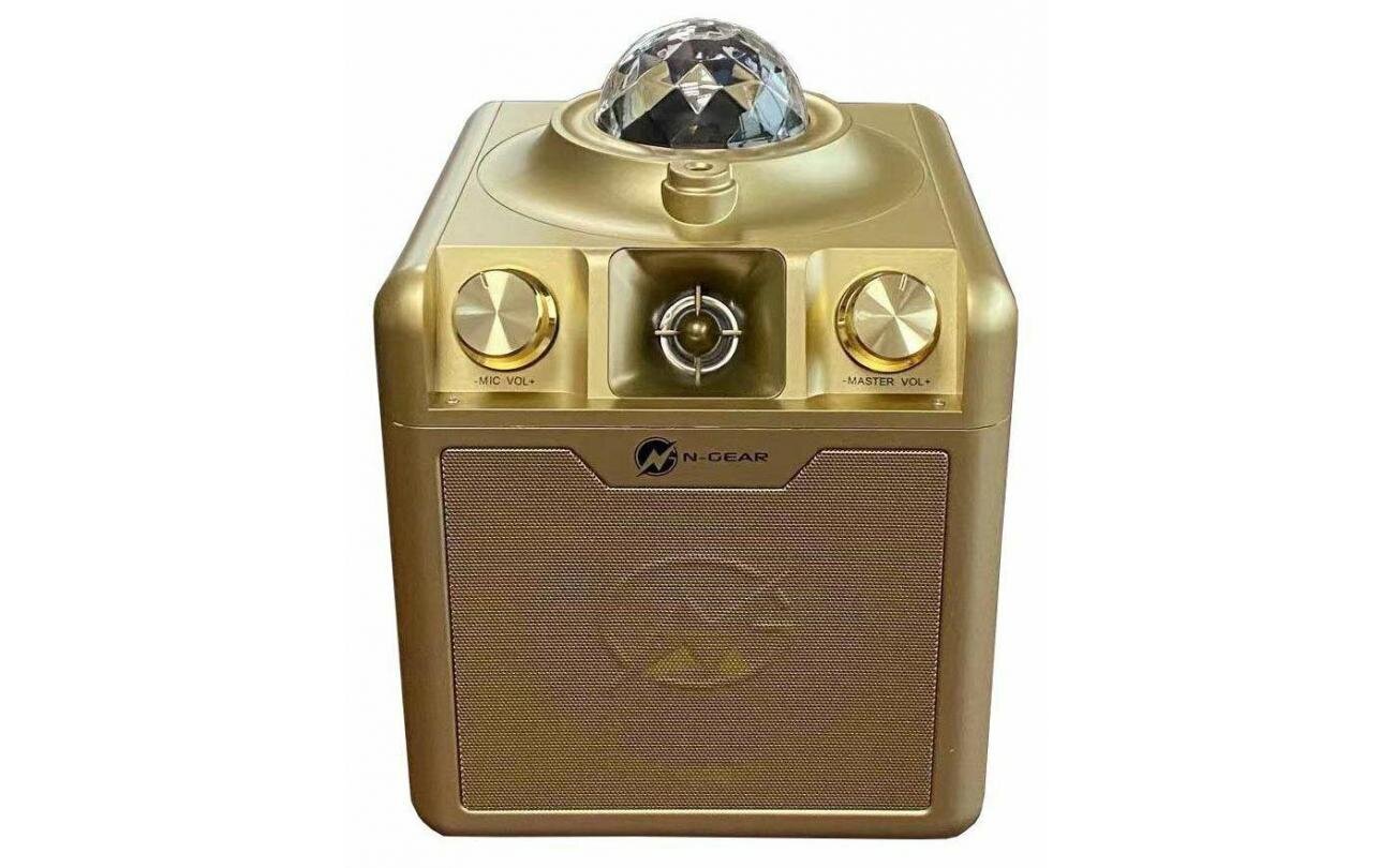 N-Gear Disco Star 710G Gold (DISCOSTAR710G) цена и информация | Garso kolonėlės | pigu.lt