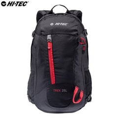 Рюкзак Hitec Trek 25 л черный, красный цена и информация | Рюкзаки и сумки | pigu.lt