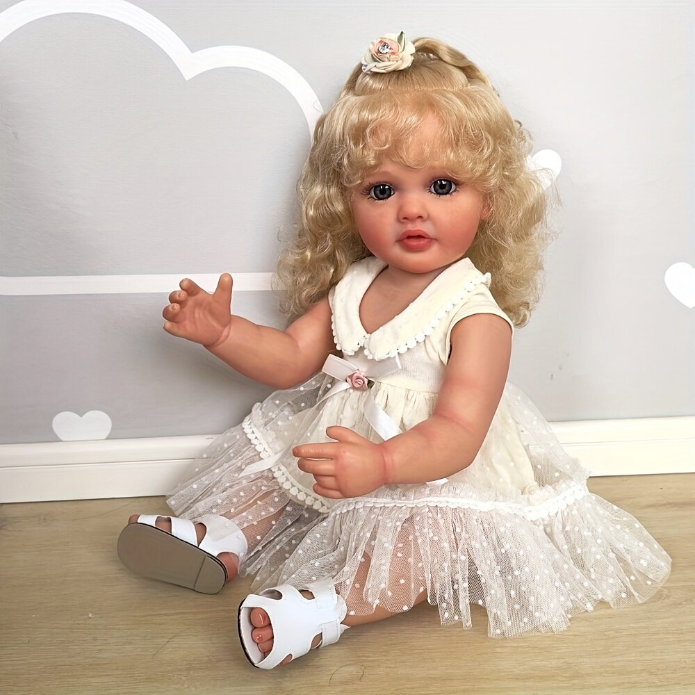 Lėlė Princesė, 55 cm kaina ir informacija | Žaislai mergaitėms | pigu.lt