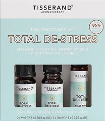 "Total De-stress Discovery Kit" - pagrindiniai atsipalaidavimo produktai (2 x 9 ml, 1 x 10 ml) kaina ir informacija | Eteriniai, kosmetiniai aliejai, hidrolatai | pigu.lt