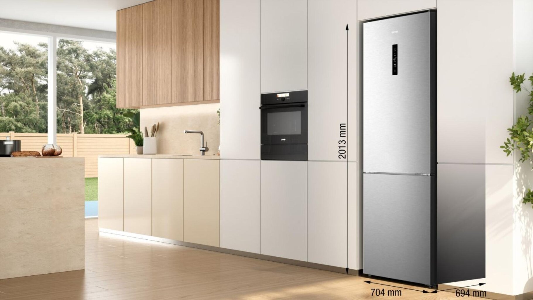 Gorenje NRK720CAXL4 kaina ir informacija | Šaldytuvai | pigu.lt