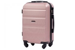 Mažas lagaminas Wings AT01-XS, S, rožinis kaina ir informacija | Lagaminai, kelioniniai krepšiai | pigu.lt