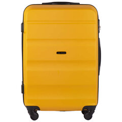 Маленький чемодан Wings AT01-XS, желтый цена и информация | Чемоданы, дорожные сумки  | pigu.lt