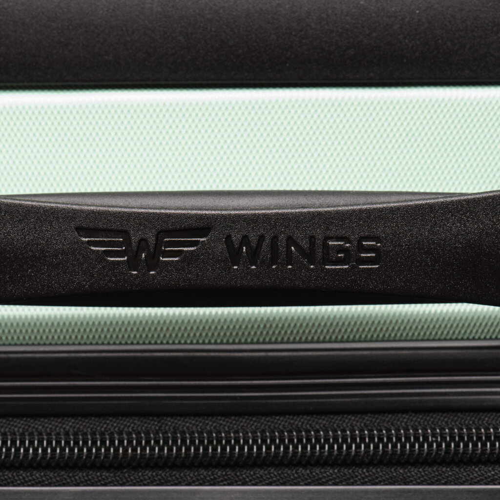 Mažas lagaminas Wings AT01-XS, raudonas (blood red) kaina ir informacija | Lagaminai, kelioniniai krepšiai | pigu.lt