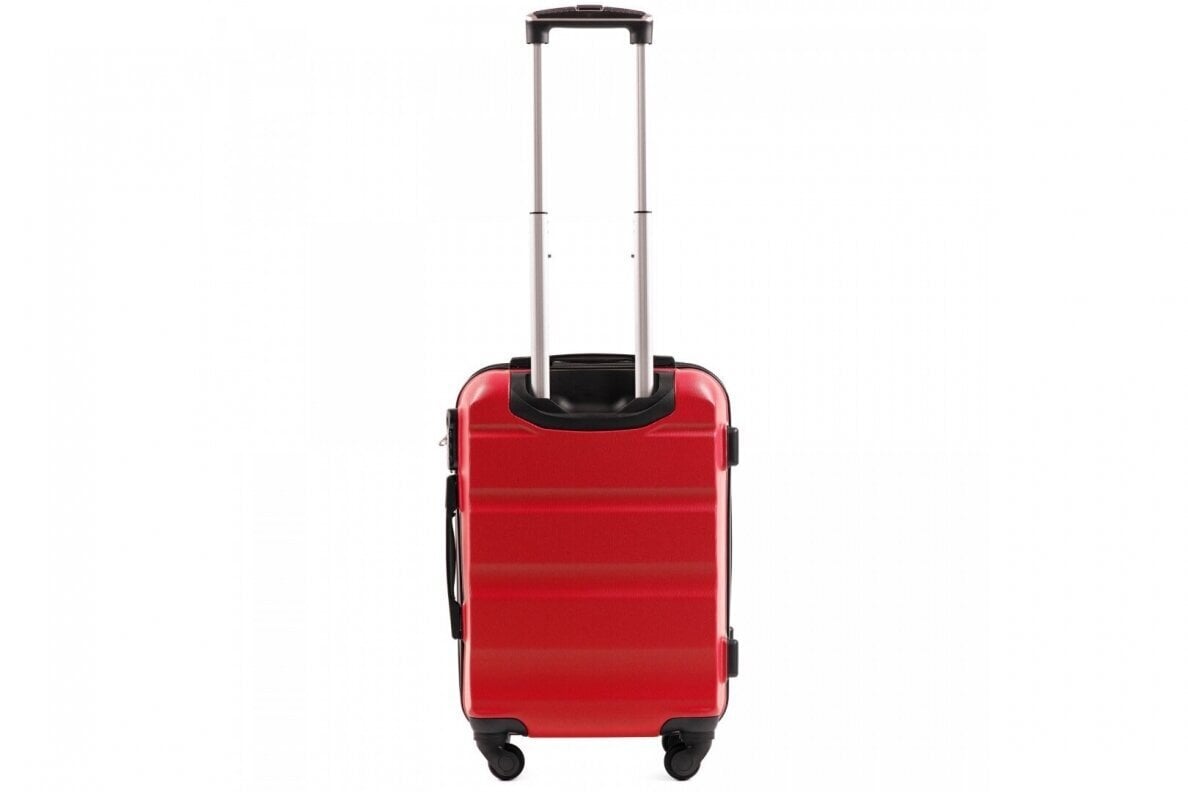 Mažas lagaminas Wings AT01-XS, raudonas (blood red) kaina ir informacija | Lagaminai, kelioniniai krepšiai | pigu.lt