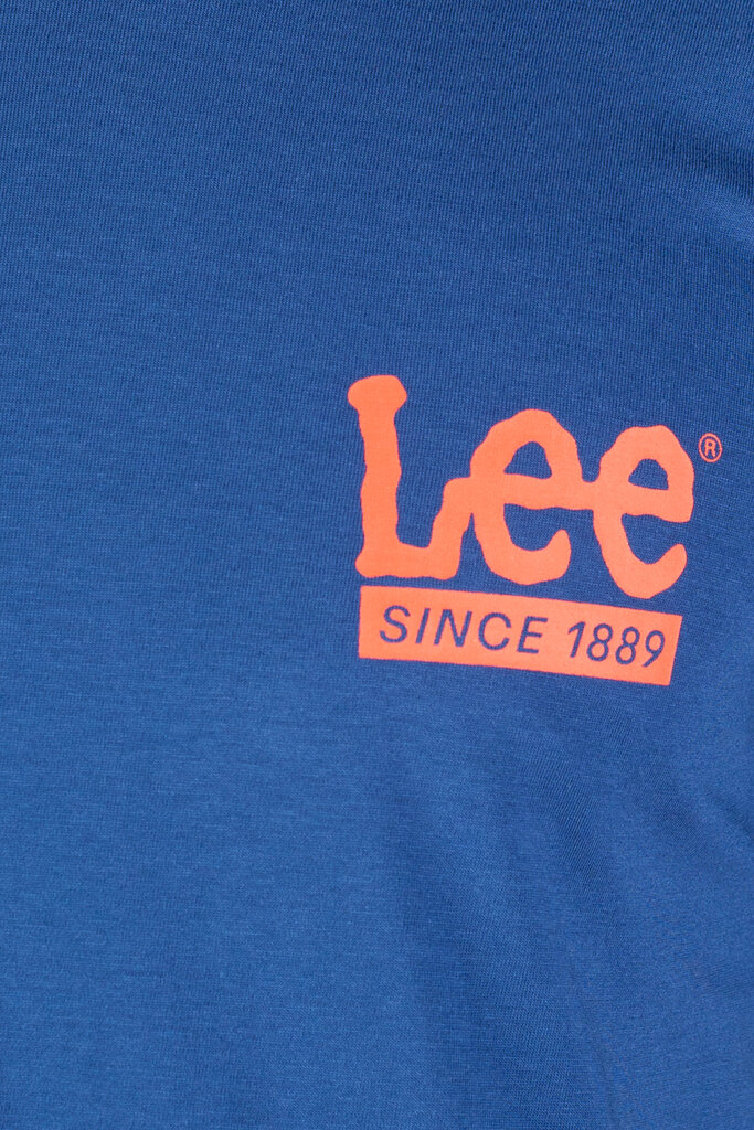 Marškinėliai vyrams Lee 112349502, mėlyni kaina ir informacija | Vyriški marškinėliai | pigu.lt