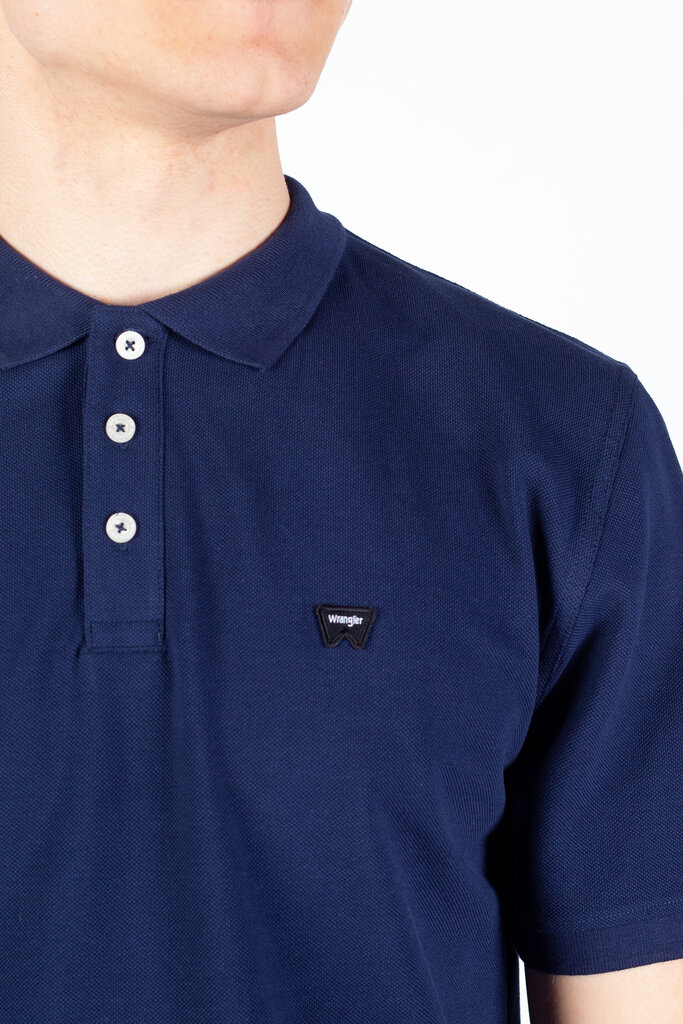 Polo marškinėliai vyrams Wrangler 112350459, mėlyni цена и информация | Vyriški marškinėliai | pigu.lt