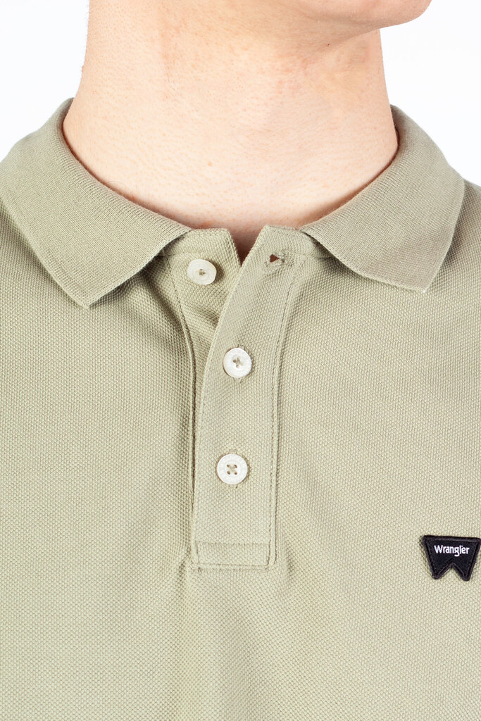Polo marškinėliai vyrams Wrangler 112350462, smėlio spalvos цена и информация | Vyriški marškinėliai | pigu.lt