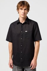Marškiniai vyrams Wrangler 112352190, juodi kaina ir informacija | Vyriški marškiniai | pigu.lt