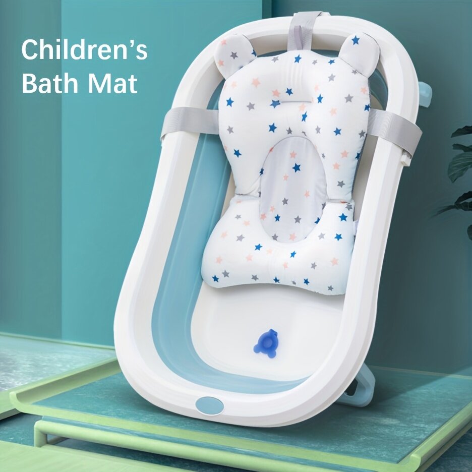 Kūdikio vonelės pagalvėlė Tech Zone, balta su žvaigždutėm цена и информация | Maudynių priemonės | pigu.lt