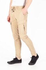 Брюки Kenzarro A3013BEIGE3C72-30 цена и информация | Мужские брюки | pigu.lt