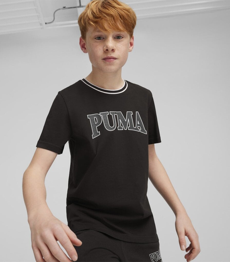 Marškinėliai berniukams Puma 679259*01, juodi цена и информация | Marškinėliai berniukams | pigu.lt