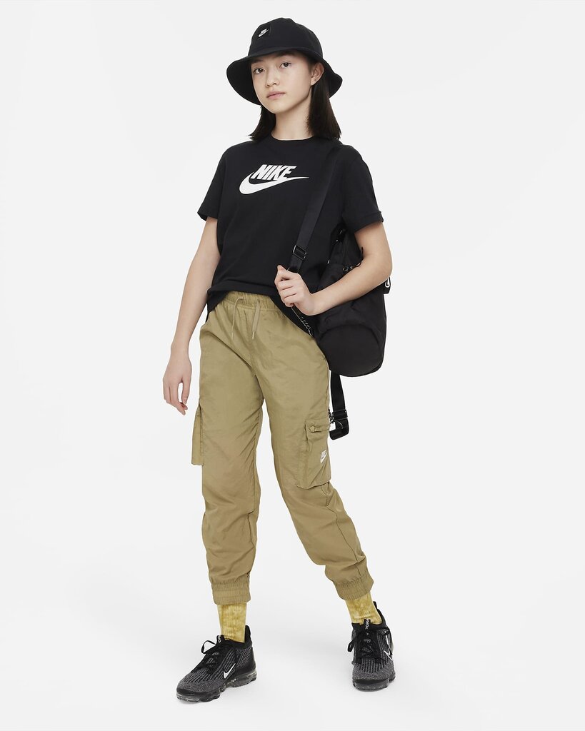 Marškinėliai mergaitėms Nike, juodi kaina ir informacija | Marškinėliai mergaitėms | pigu.lt
