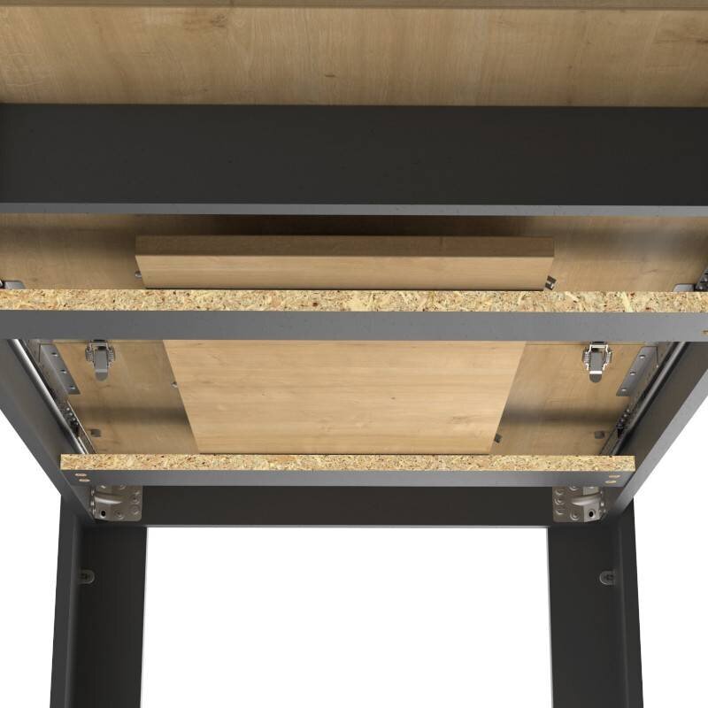 Stalas Aatrium Craft, 160x90x77 cm, rudas цена и информация | Virtuvės ir valgomojo stalai, staliukai | pigu.lt