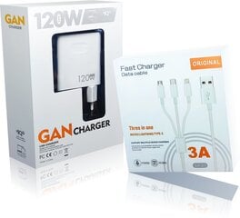 Xiaomi Gan Charger 120W цена и информация | Зарядные устройства для телефонов | pigu.lt