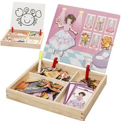 Magnetinė lenta BK-Loo su magnetukais Princess цена и информация | Игрушки для девочек | pigu.lt