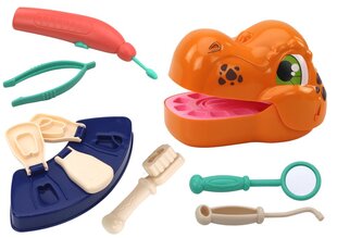 Žaislinis dinozauro odontologo rinkinys su plastilinu Lean Toys kaina ir informacija | Žaislai mergaitėms | pigu.lt