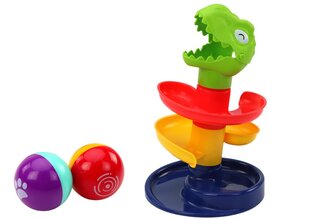 Edukacinis kamuoliukų kalnelis dinozauras Lean Toys kaina ir informacija | Žaislai kūdikiams | pigu.lt