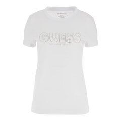 Guess marškinėliai moterims 87912, balti цена и информация | Футболка женская | pigu.lt