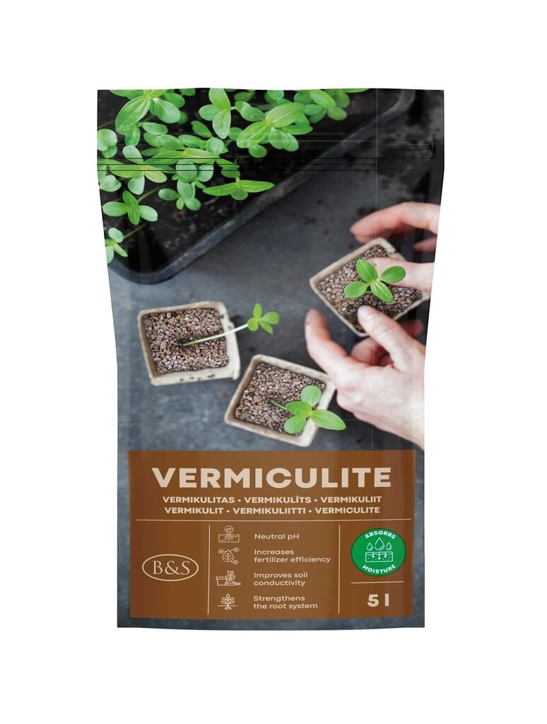 Vermikulitas, 5 L цена и информация | Gruntas, žemė, durpės, kompostas | pigu.lt