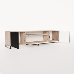 TV spintelė ADRK Furniture Noemi, juoda/ruda kaina ir informacija | TV staliukai | pigu.lt