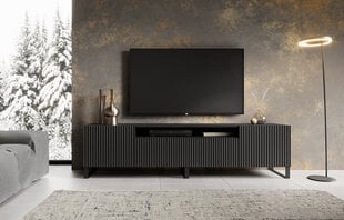 ТВ шкафчик ADRK Furniture Noemi, черный цвет цена и информация | Тумбы под телевизор | pigu.lt
