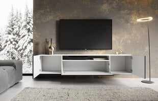 ТВ шкафчик ADRK Furniture Noemi, черный/белый цвет цена и информация | Тумбы под телевизор | pigu.lt