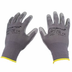 рабочие перчатки с полиуретановым покрытием - bituxx, размер l цена и информация | Pirštinės darbui sode M/25cm | pigu.lt