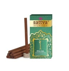 Smilkalai White Sage Dhoop Sattva Ayurveda, 20g kaina ir informacija | Namų kvapai | pigu.lt