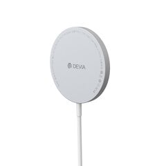 Devia Smart wireless charger magnetic15W white цена и информация | Зарядные устройства для телефонов | pigu.lt