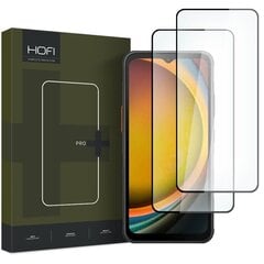 Hofi Pro+ защитное стекло для экрана Samsung G556 Galaxy Xcover 7 черное (2 штуки) цена и информация | Google Pixel 3a - 3mk FlexibleGlass Lite™ защитная пленка для экрана | pigu.lt