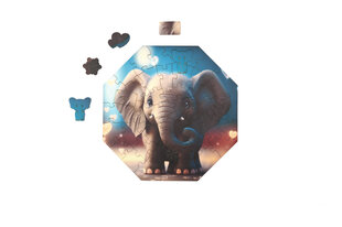 Dėlionė Milliwood Ellie Elephant, 46 d. kaina ir informacija | Dėlionės (puzzle) | pigu.lt