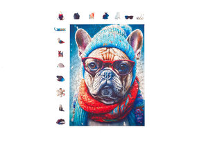 Dėlionė Milliwood Cold is Cool Gustav Grumpy Bulldog, 316 d. цена и информация | Пазлы | pigu.lt